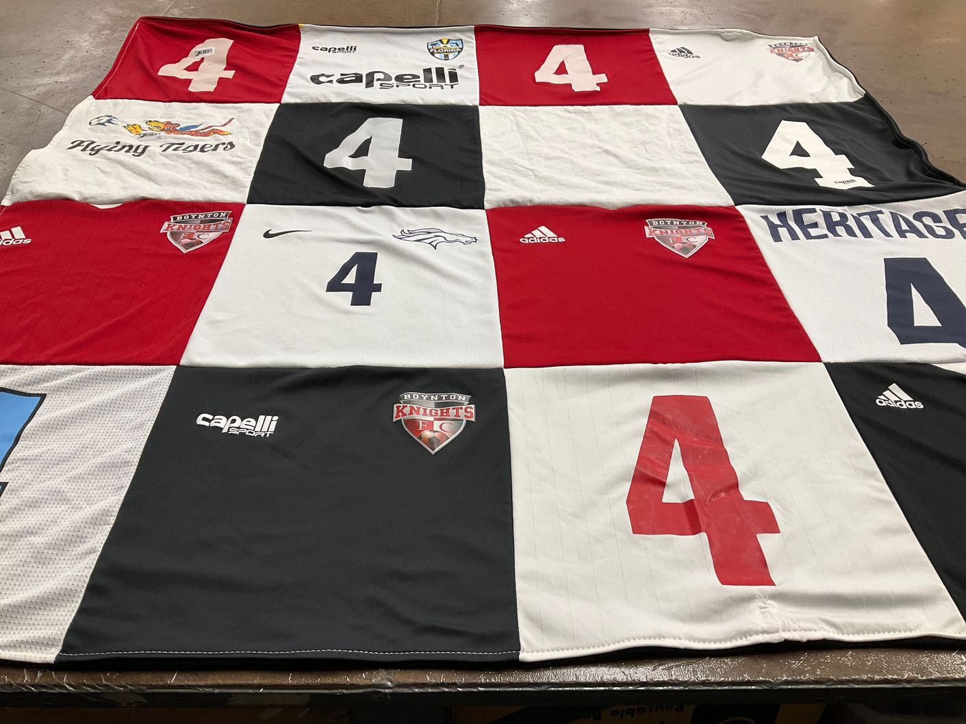 T-shirt quilt featuring boynton knights fc by Danielle from FL