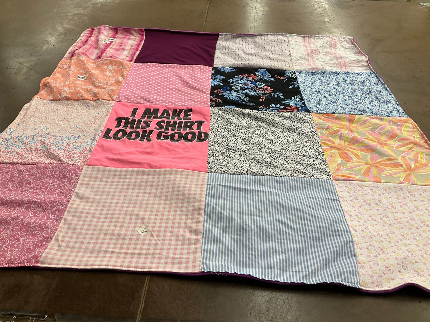 T-shirt quilt by Marcie from CA