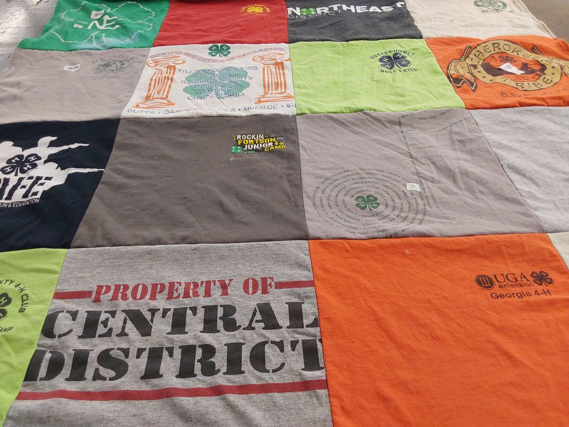 T-shirt quilt from university of georgia by harrileen from GA