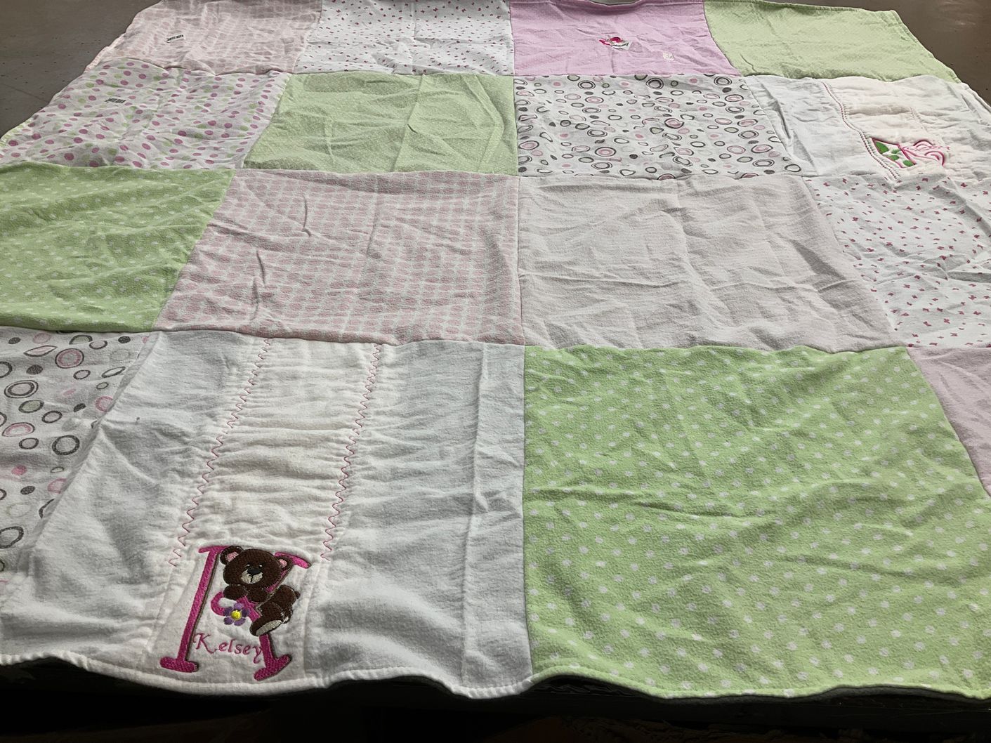 T-shirt quilt by Susan from CA
