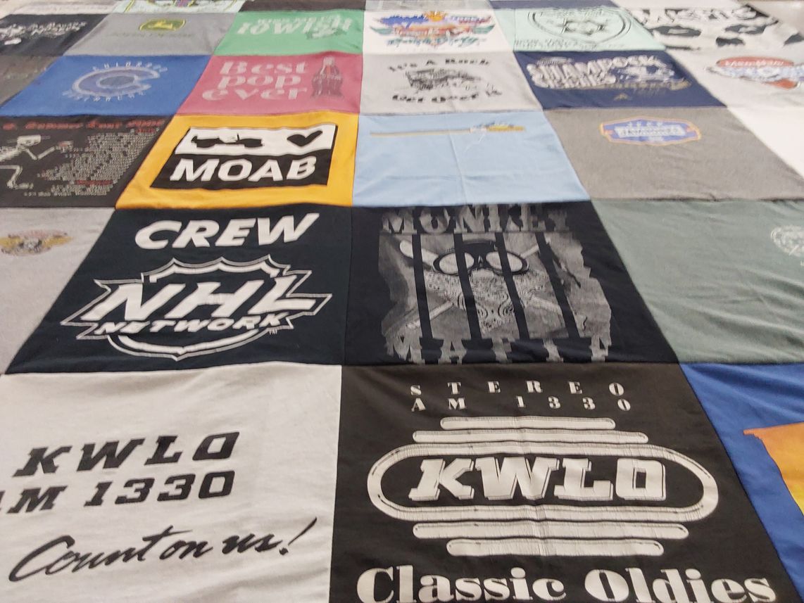 T-shirt quilt by Allison from CO