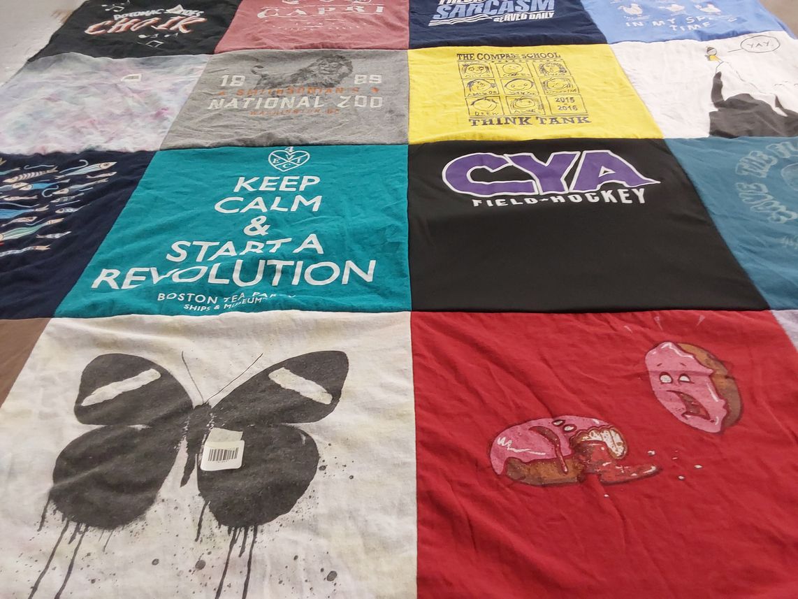 T-shirt quilt featuring cya field hockey by LISA from VA