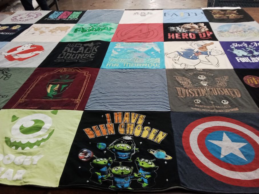 T-shirt quilt by Nichole from AZ