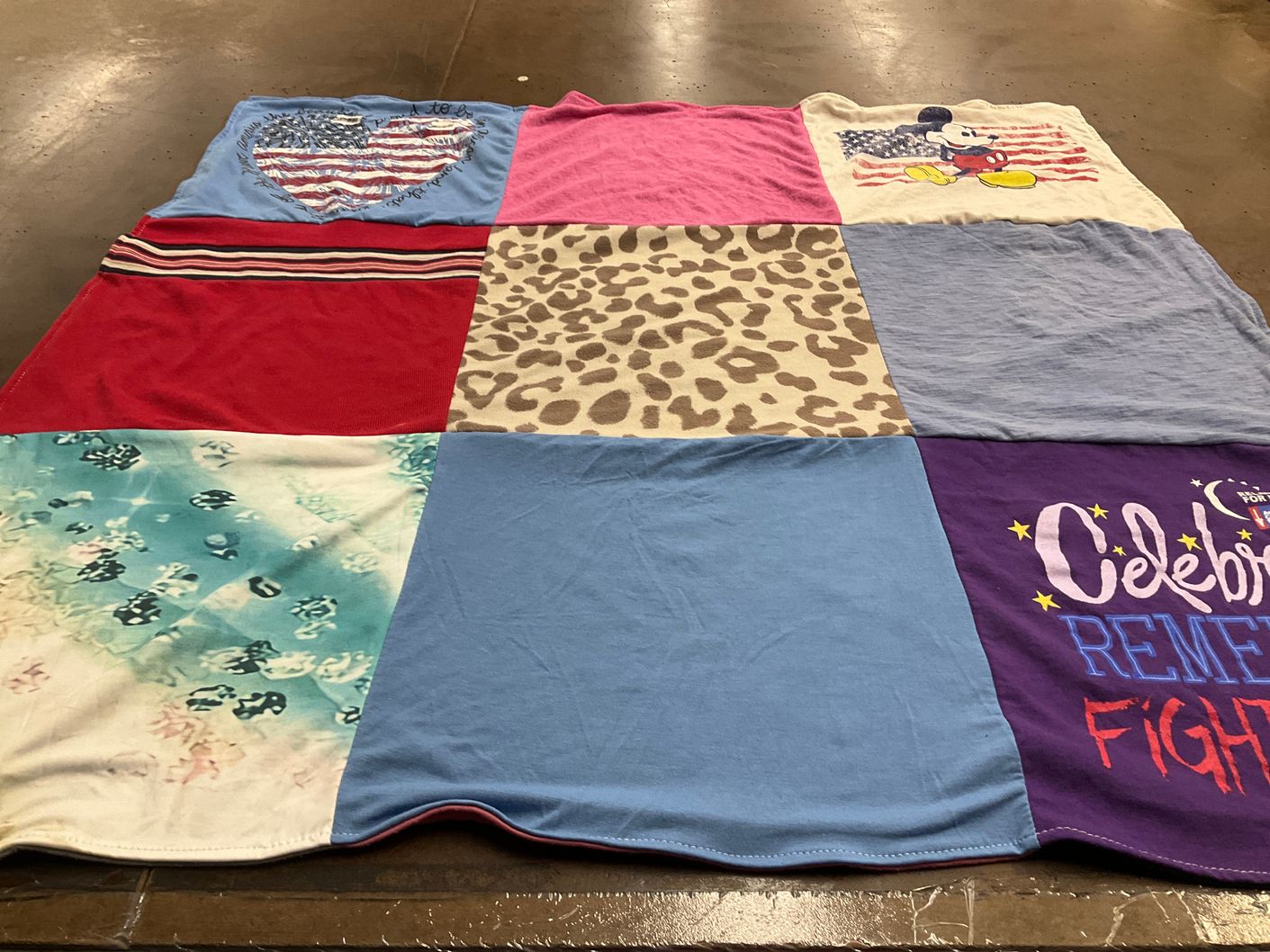 T-shirt quilt by Ashley from CA
