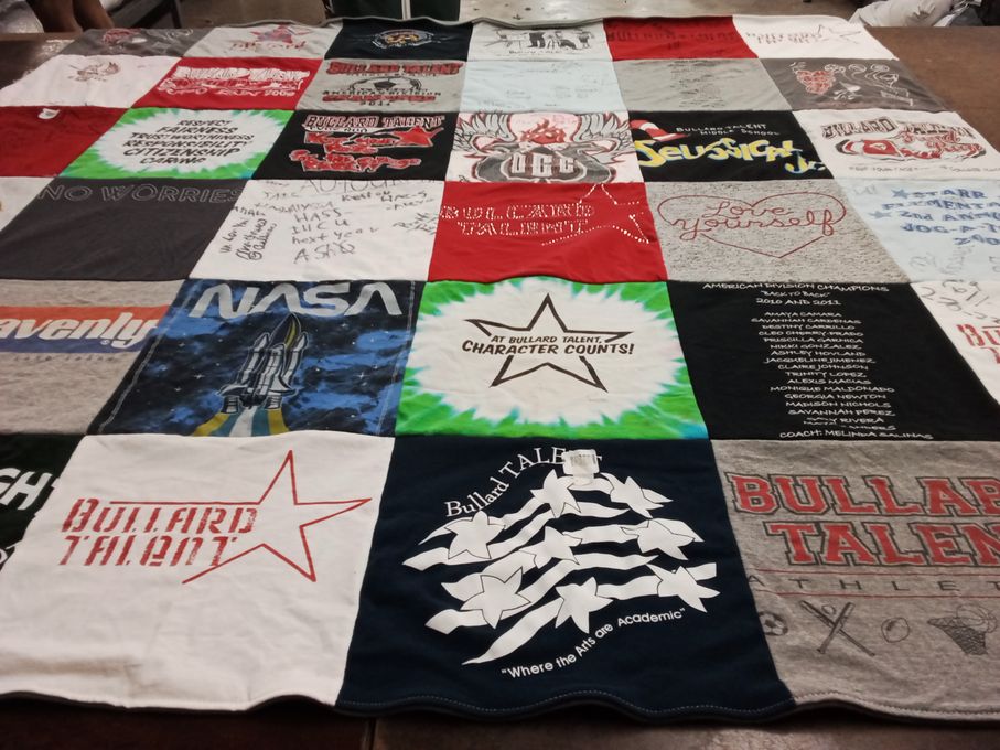T-shirt quilt from bullard talent by Marilyn from CA