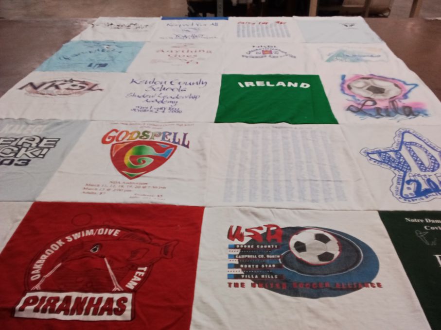 T-shirt quilt by Annette from OH