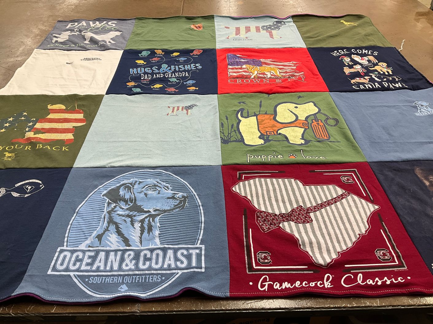 T-shirt quilt from university of south carolina by tiffany from SC