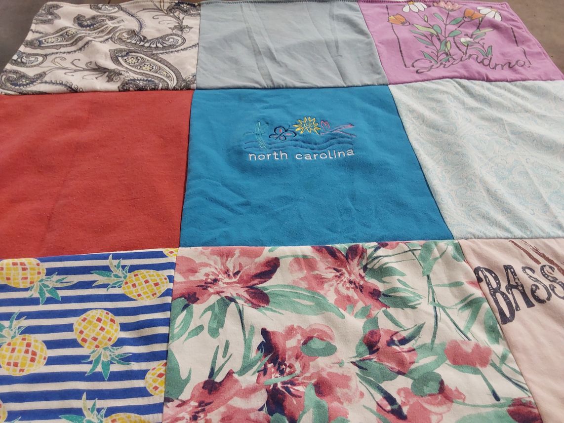 T-shirt quilt by Nancy from NC
