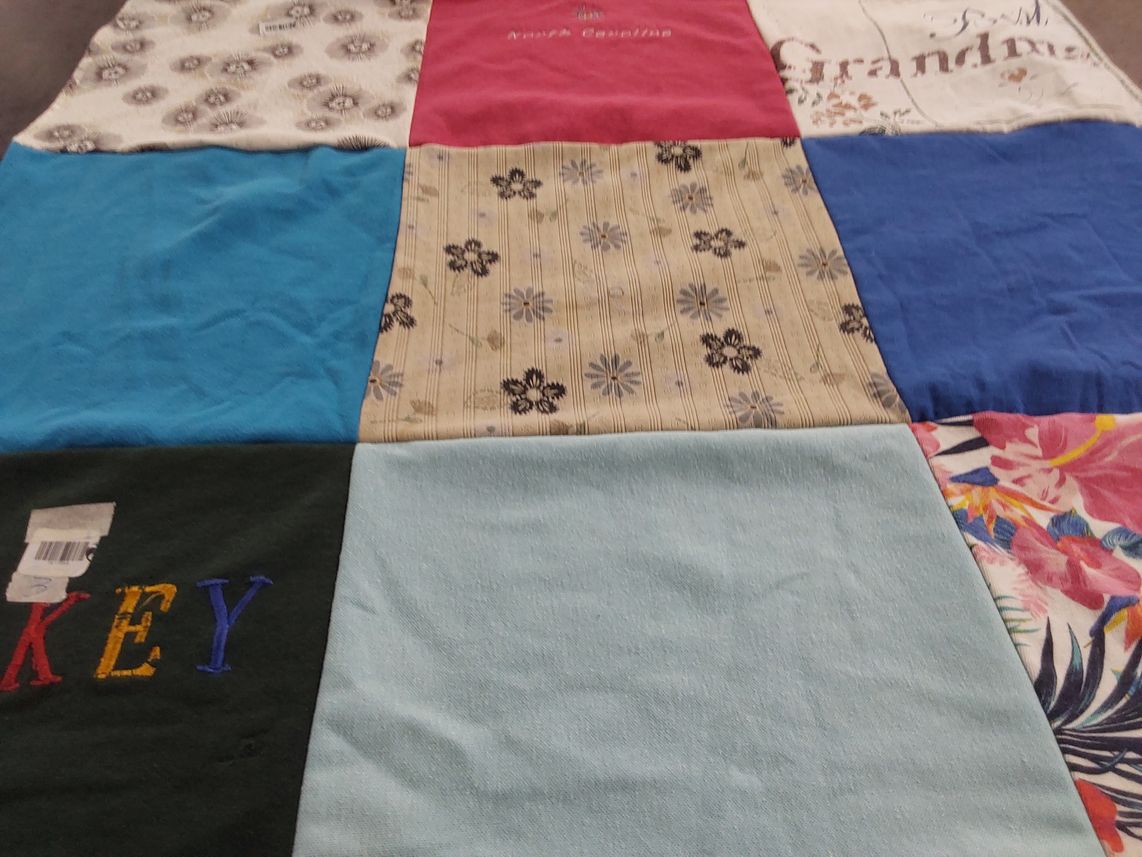 T-shirt quilt by Nancy from NC