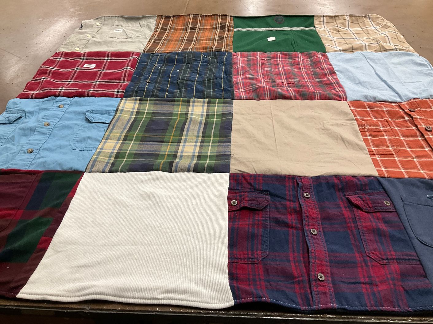 T-shirt quilt by carolyn from NY