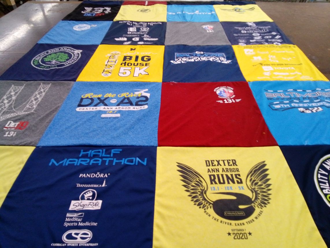 T-shirt quilt from university of michigan by craig from MI