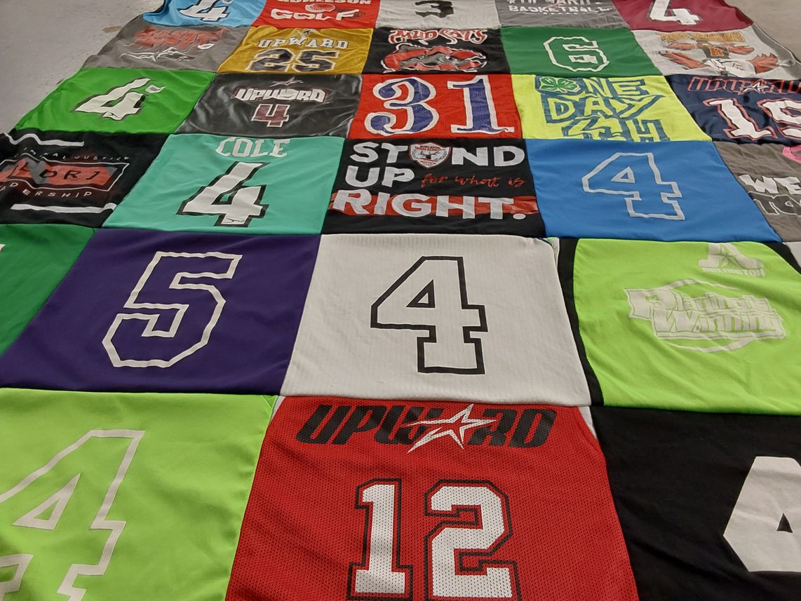 T-shirt quilt by Sara from TX