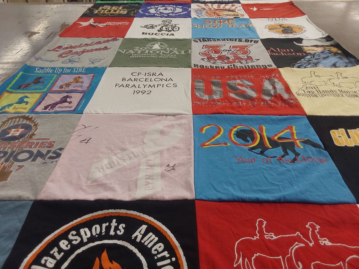 T-shirt quilt featuring houston astros by Linda from TX