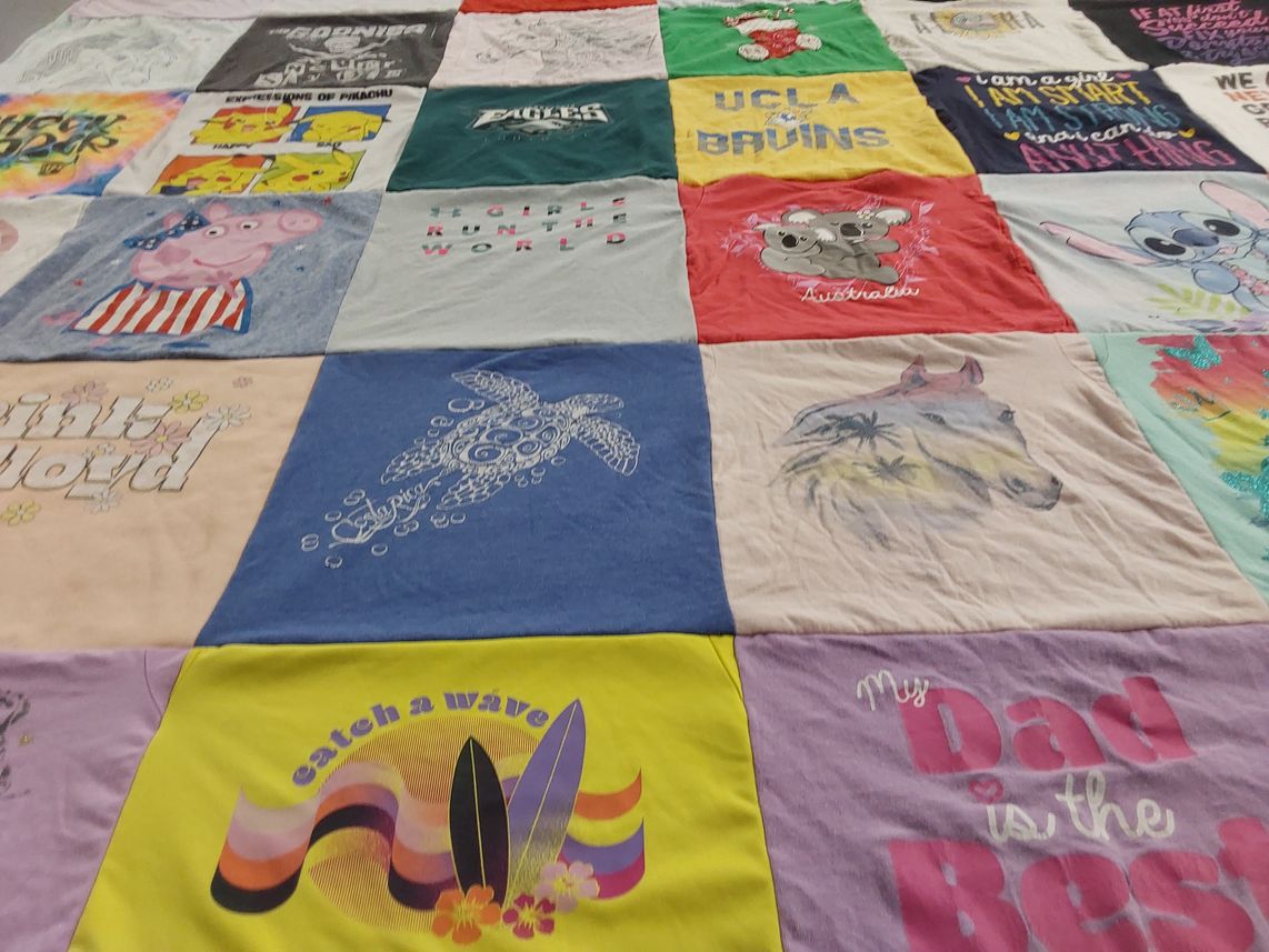 T-shirt quilt from university of california, los angeles by David from TX