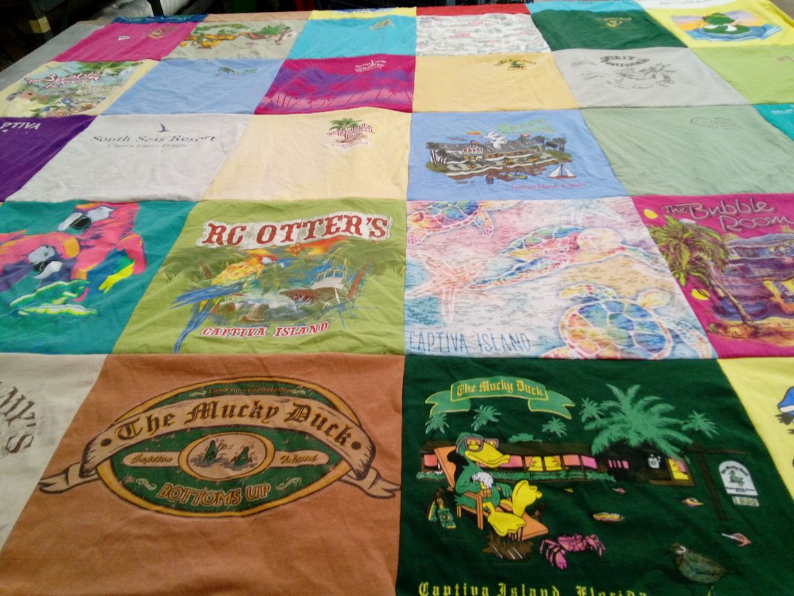 T-shirt quilt by Carla from FL