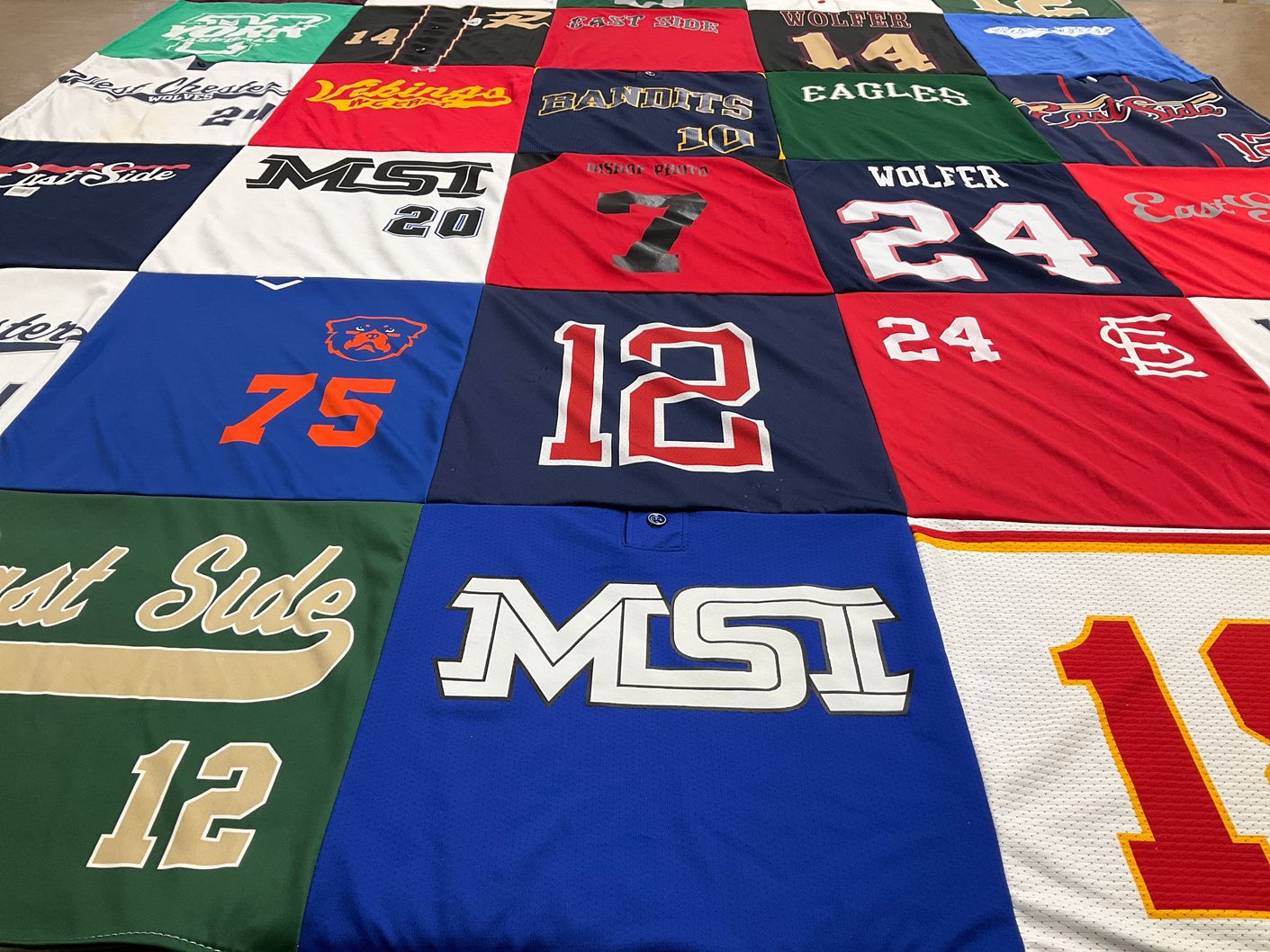 T-shirt quilt by Eric from PA