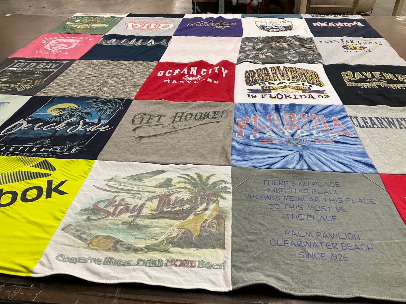 T-shirt quilt from florida gators by Nicole from MD