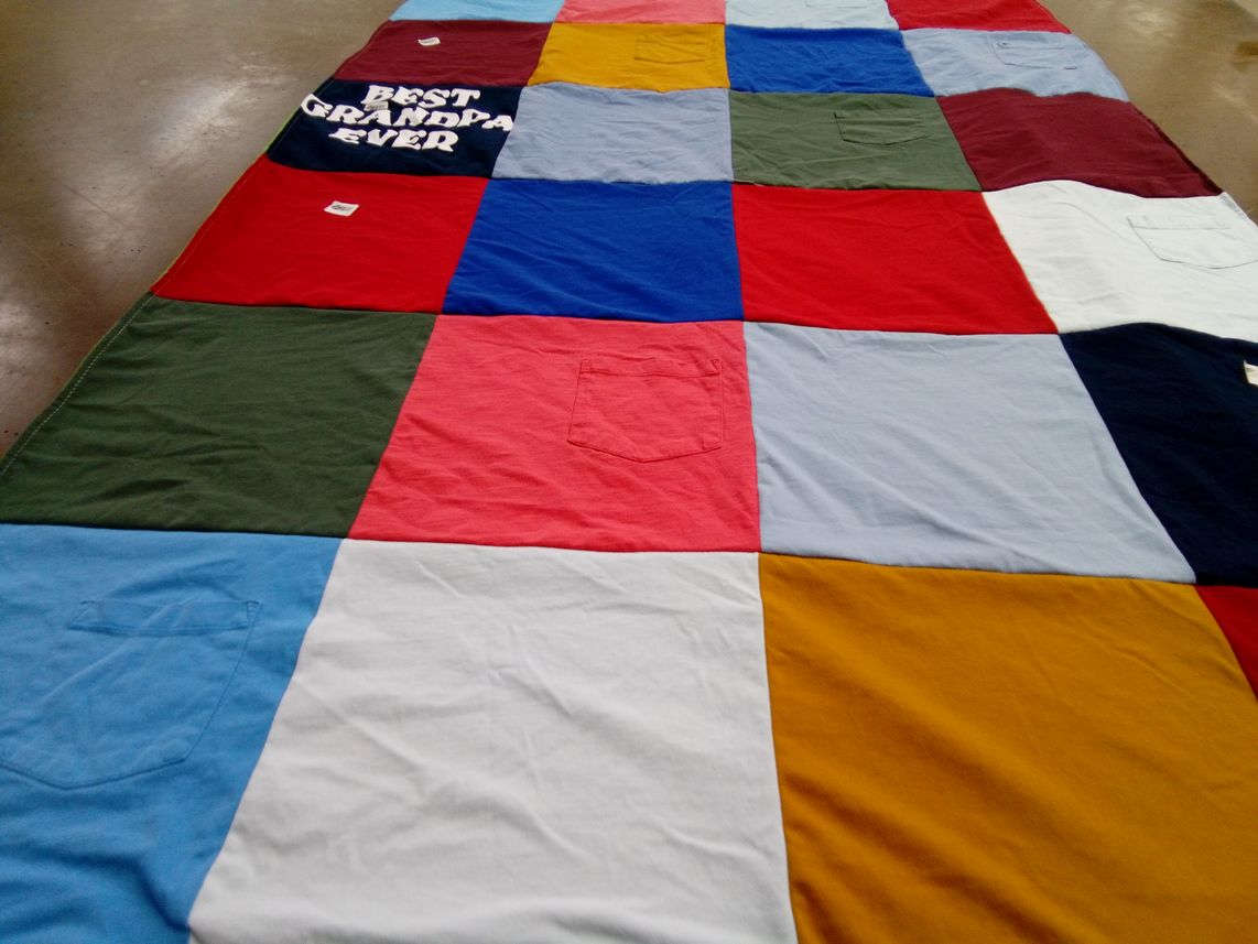 T-shirt quilt by Sue from TX