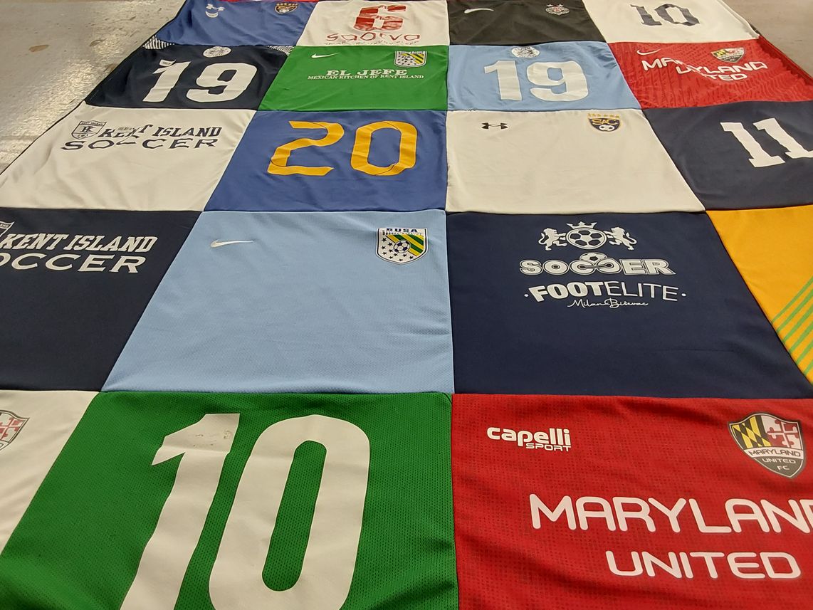 T-shirt quilt featuring maryland united fc by Rebecka from MD