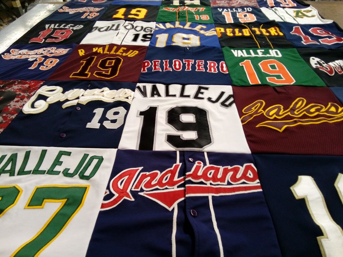 T-shirt quilt featuring indians by Elizabeth from CA
