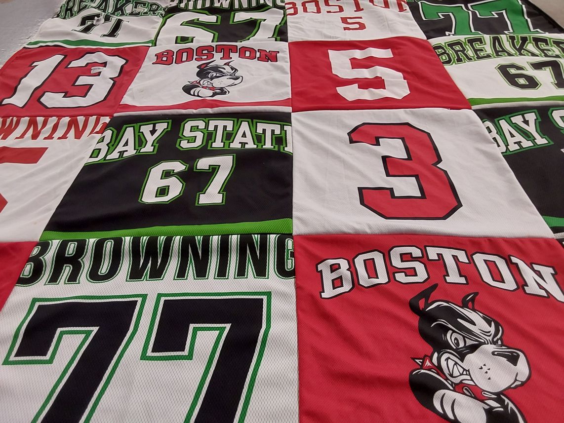 T-shirt quilt by Veronica from MA