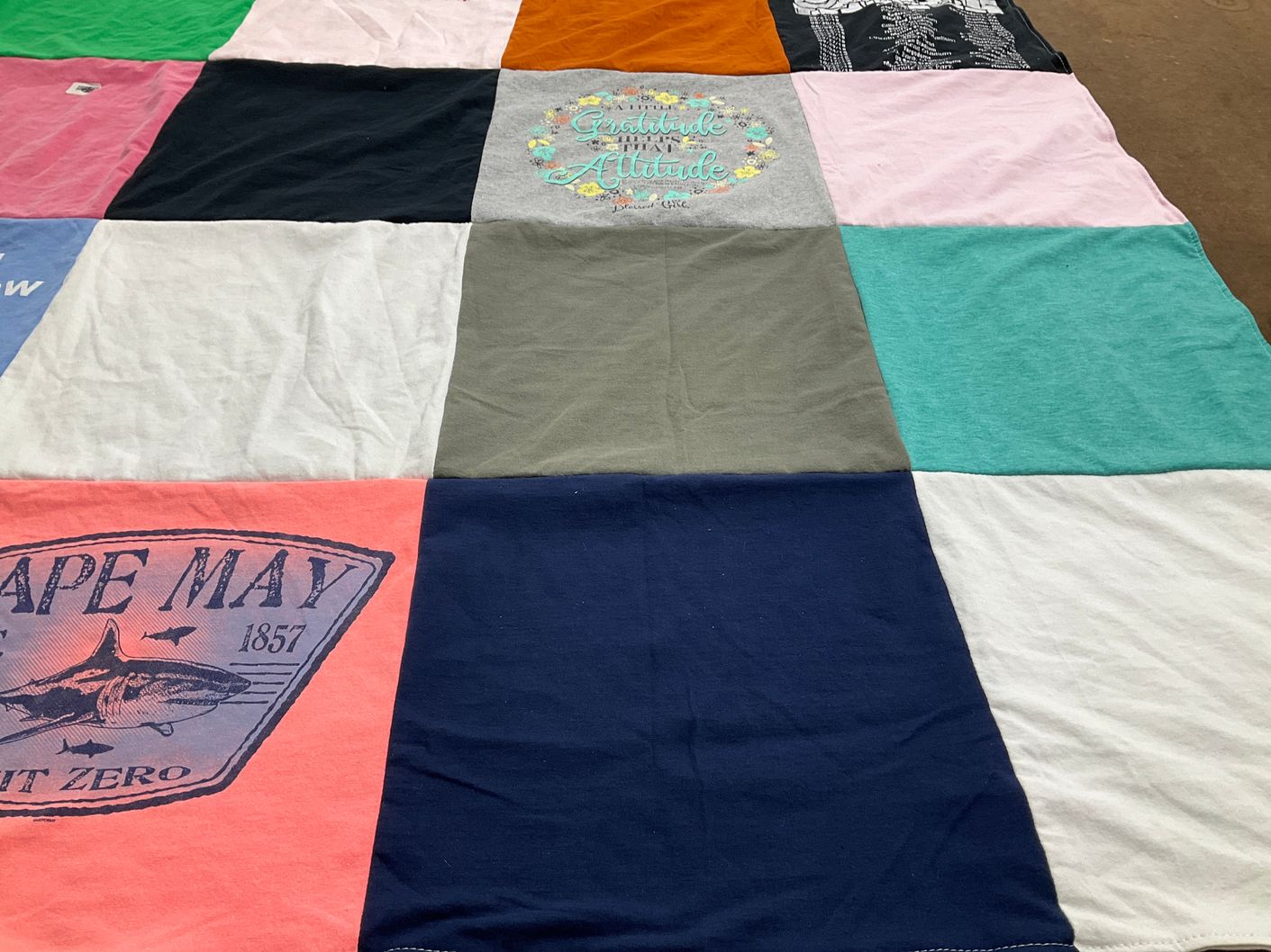 T-shirt quilt by Janice from PA