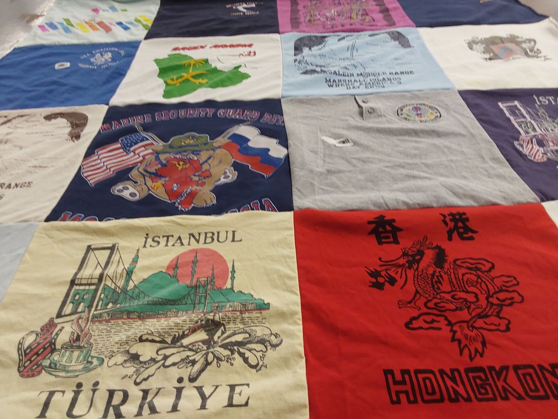 T-shirt quilt by Noreen from NC