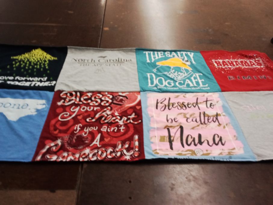 T-shirt quilt featuring south carolina gamecocks by Michelle from SC