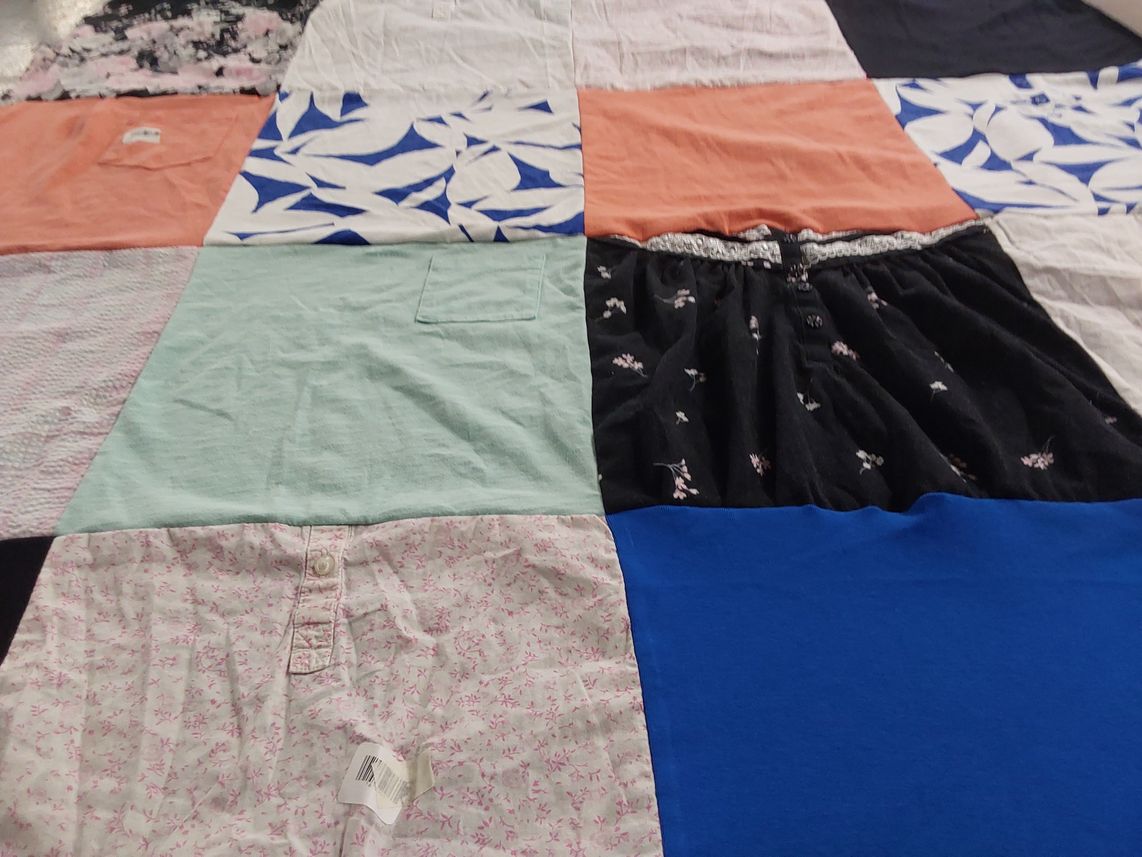 T-shirt quilt by Christine from FL