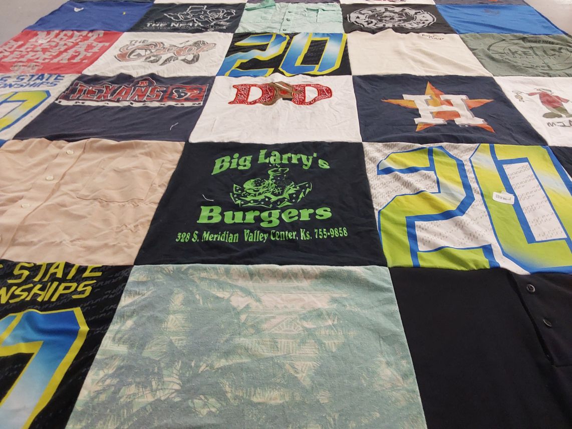 T-shirt quilt by Jackie from TX