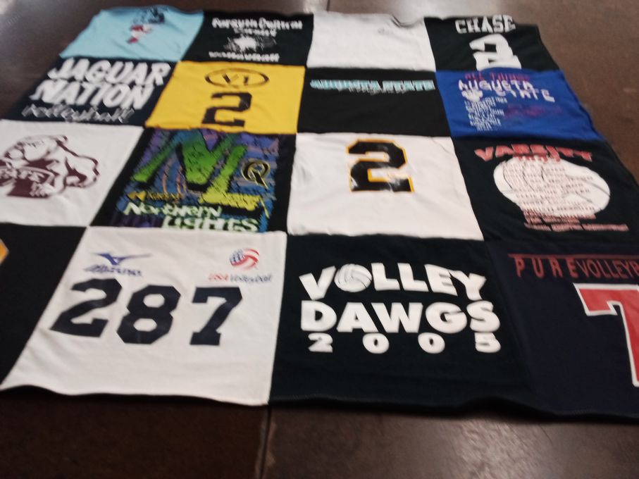 T-shirt quilt from augusta university by Christine from GA