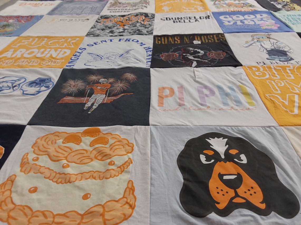 T-shirt quilt by Bella from IL