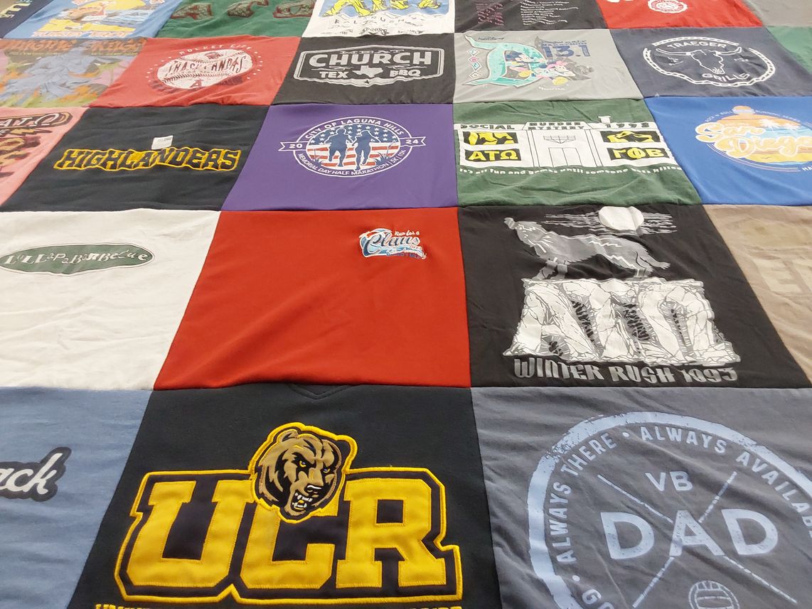T-shirt quilt from university of california, riverside by Eric from CA