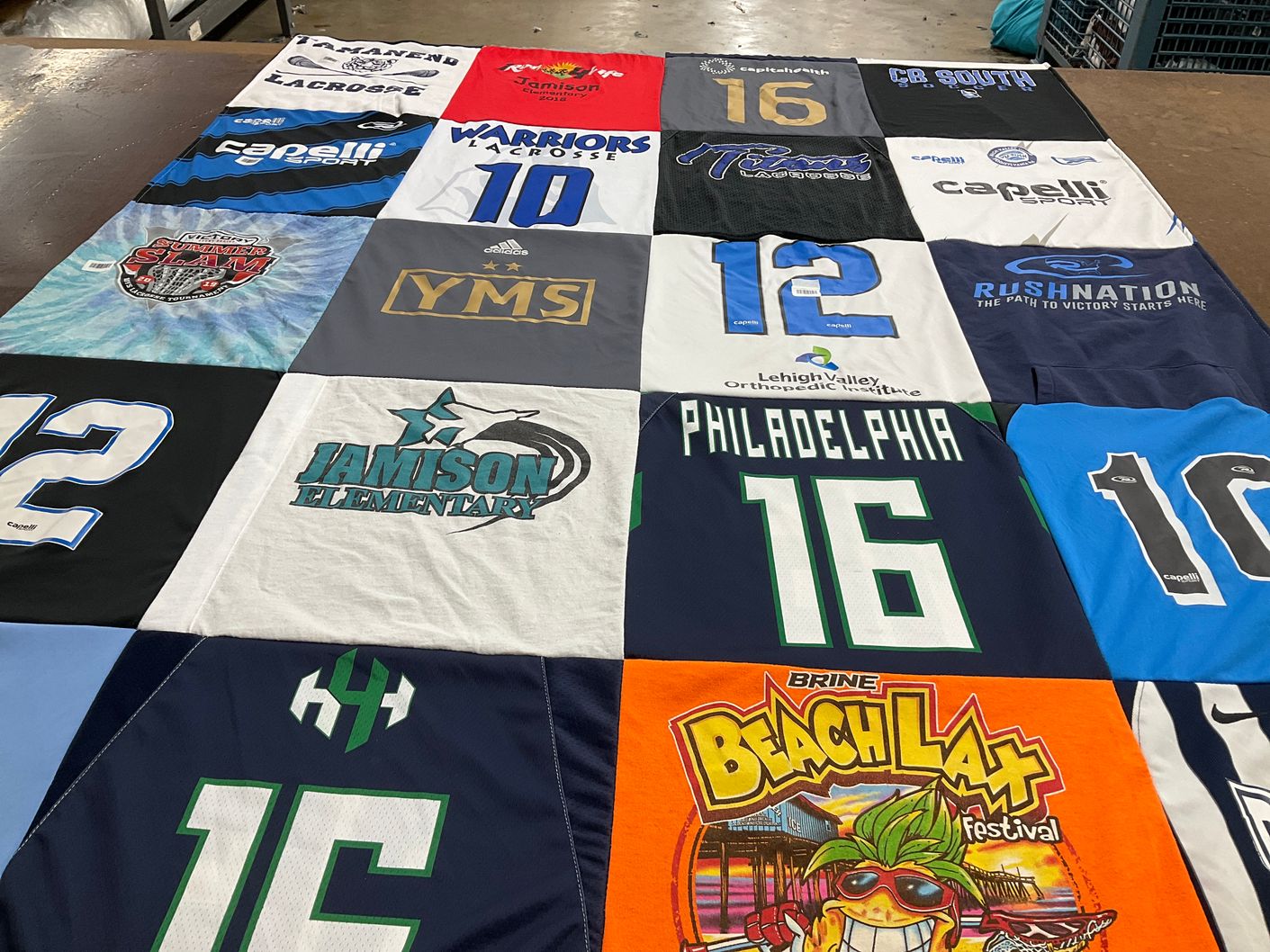 T-shirt quilt featuring cb south by james from PA