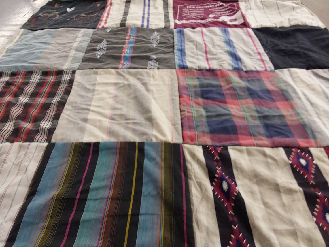 T-shirt quilt by Lisa from CA