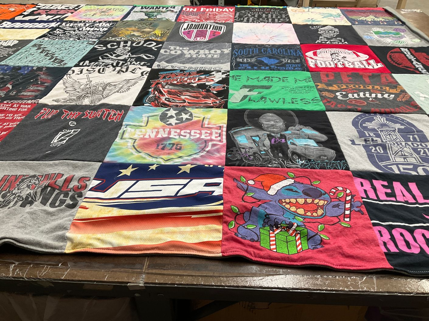 T-shirt quilt from south carolina university by Janna from KS