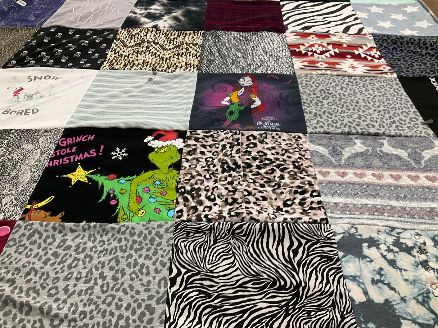 T-shirt quilt by Roseann from CA