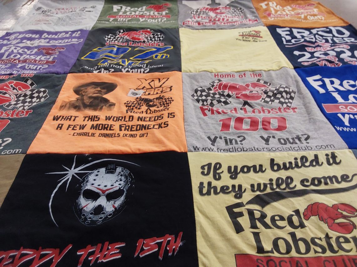T-shirt quilt by Ann from TX