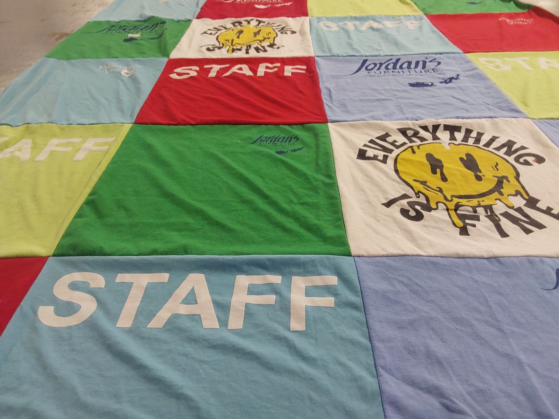 T-shirt quilt by Robyn from MA