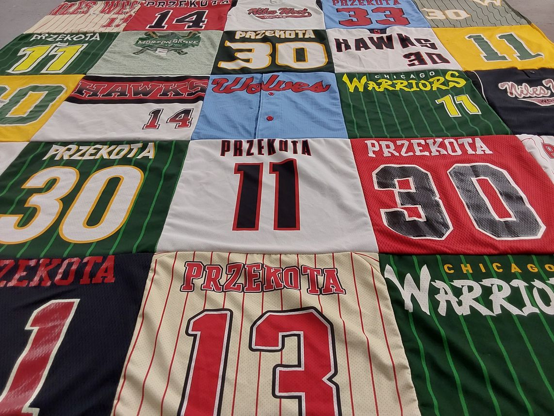 T-shirt quilt by John from IL