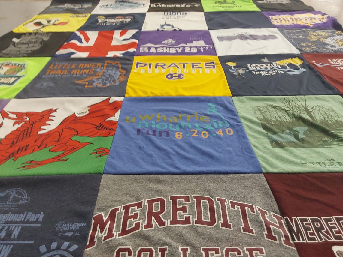 T-shirt quilt from meredith college by Angela from NC