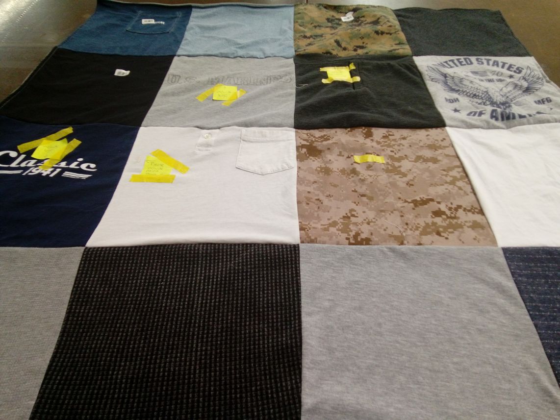 T-shirt quilt by Santiphab from NC