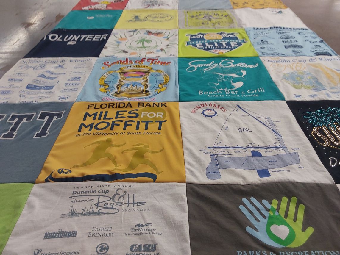 T-shirt quilt from university of south florida by Karen from TX
