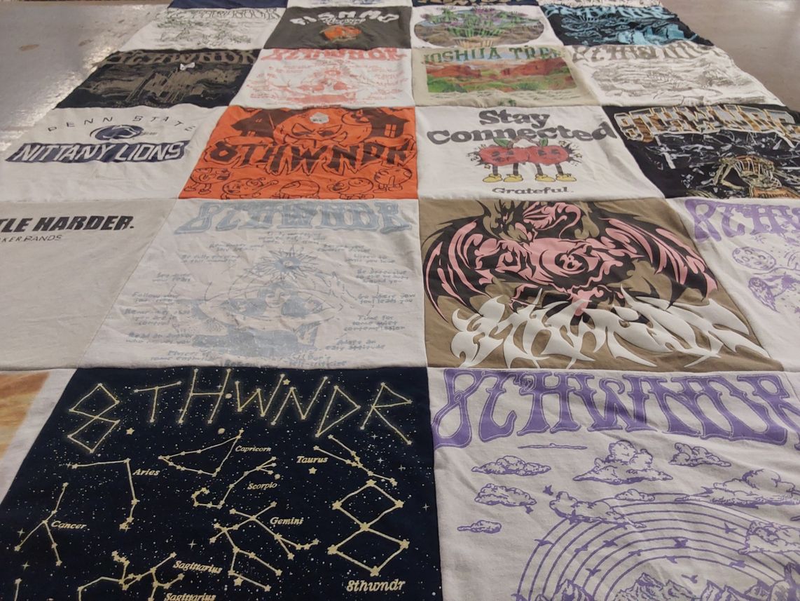 T-shirt quilt from pennsylvania state university by Lauren from PA