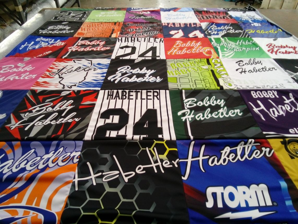 T-shirt quilt by AnneMarie from IL