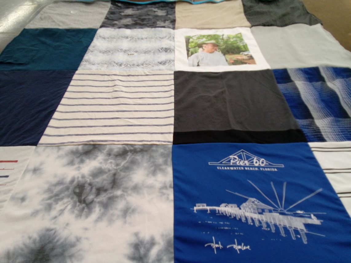 T-shirt quilt by Erica from ME