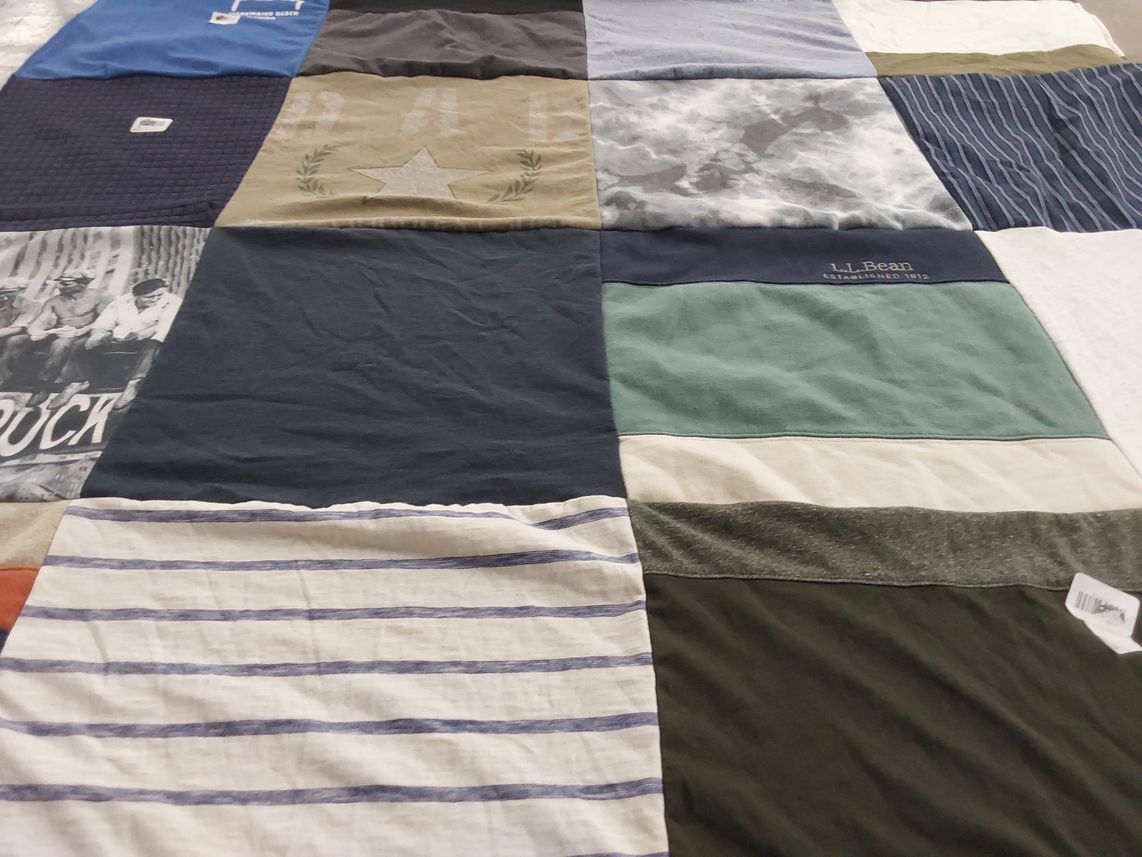 T-shirt quilt by Erica from ME