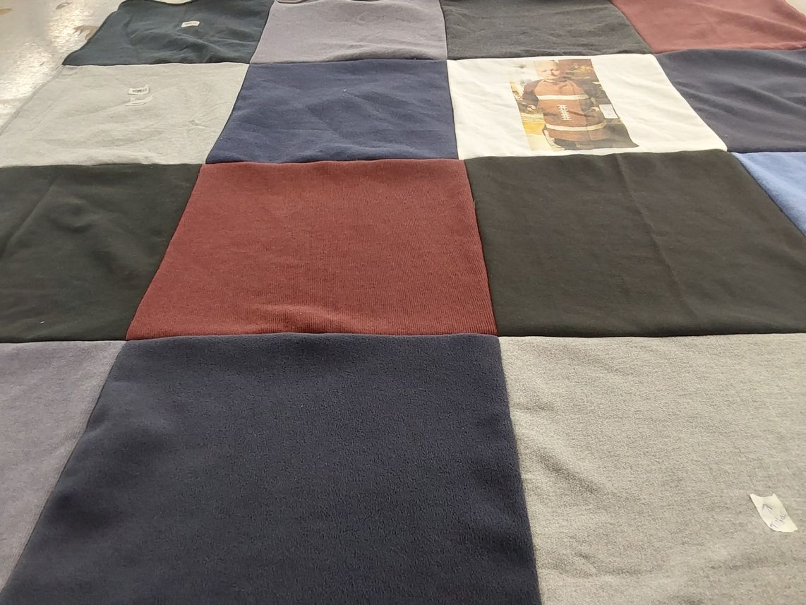 T-shirt quilt by Stella from WV