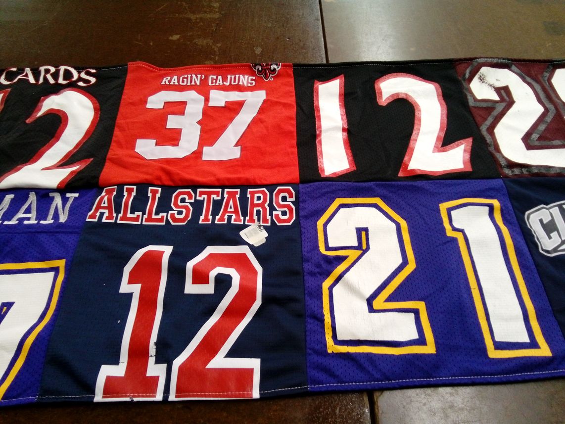 T-shirt quilt by Jeunay from LA