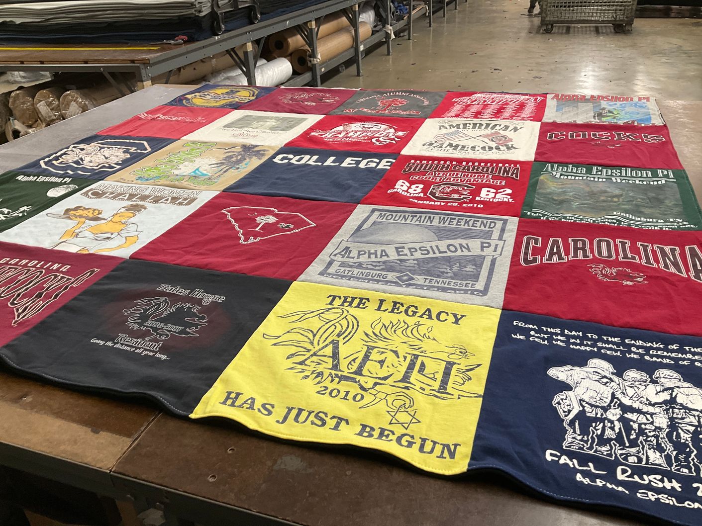 T-shirt quilt from university of south carolina by Jonathan from GA